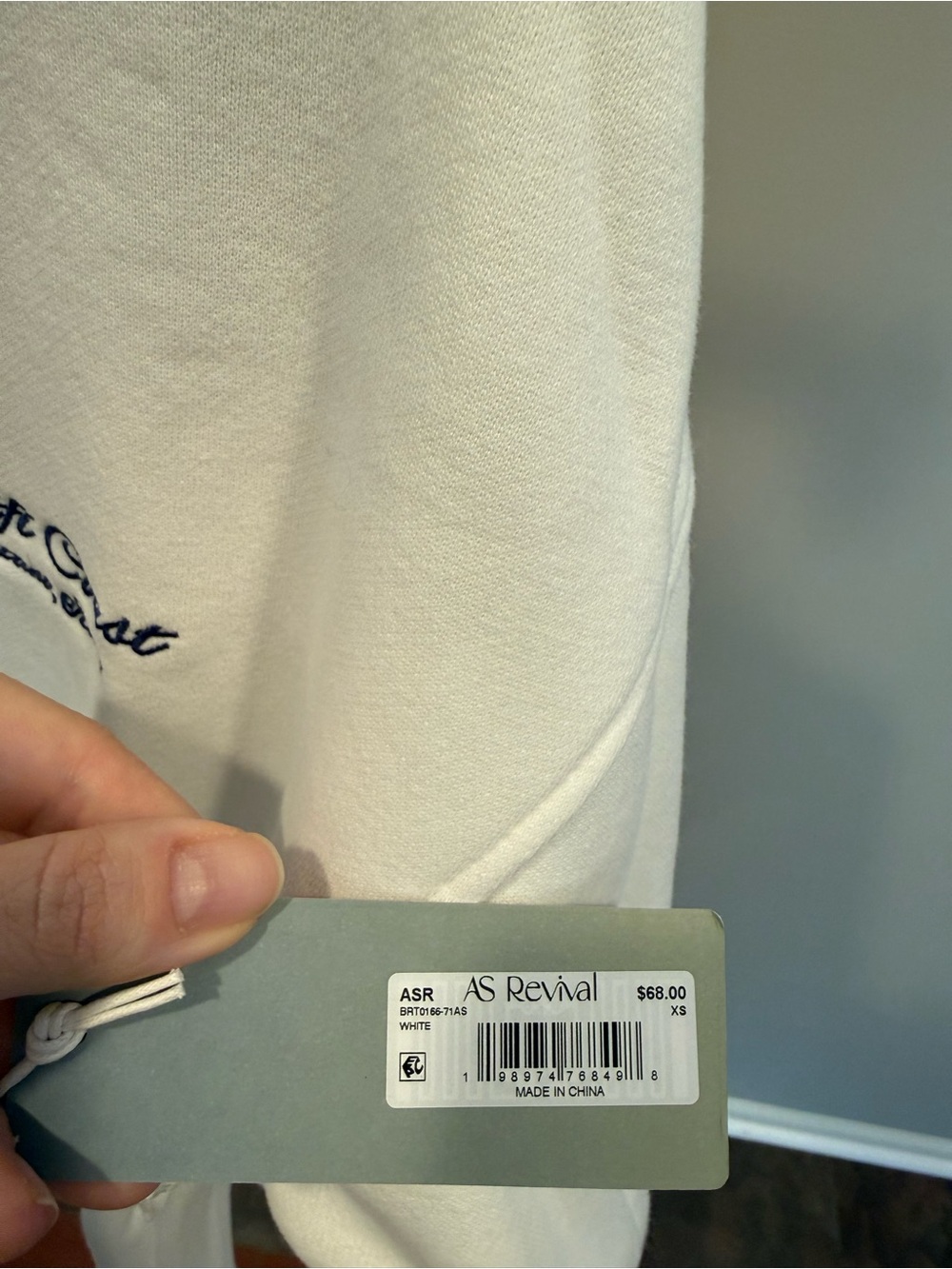 AS Rēvival White Graphic Sweatshirt - Picture 3 of 4